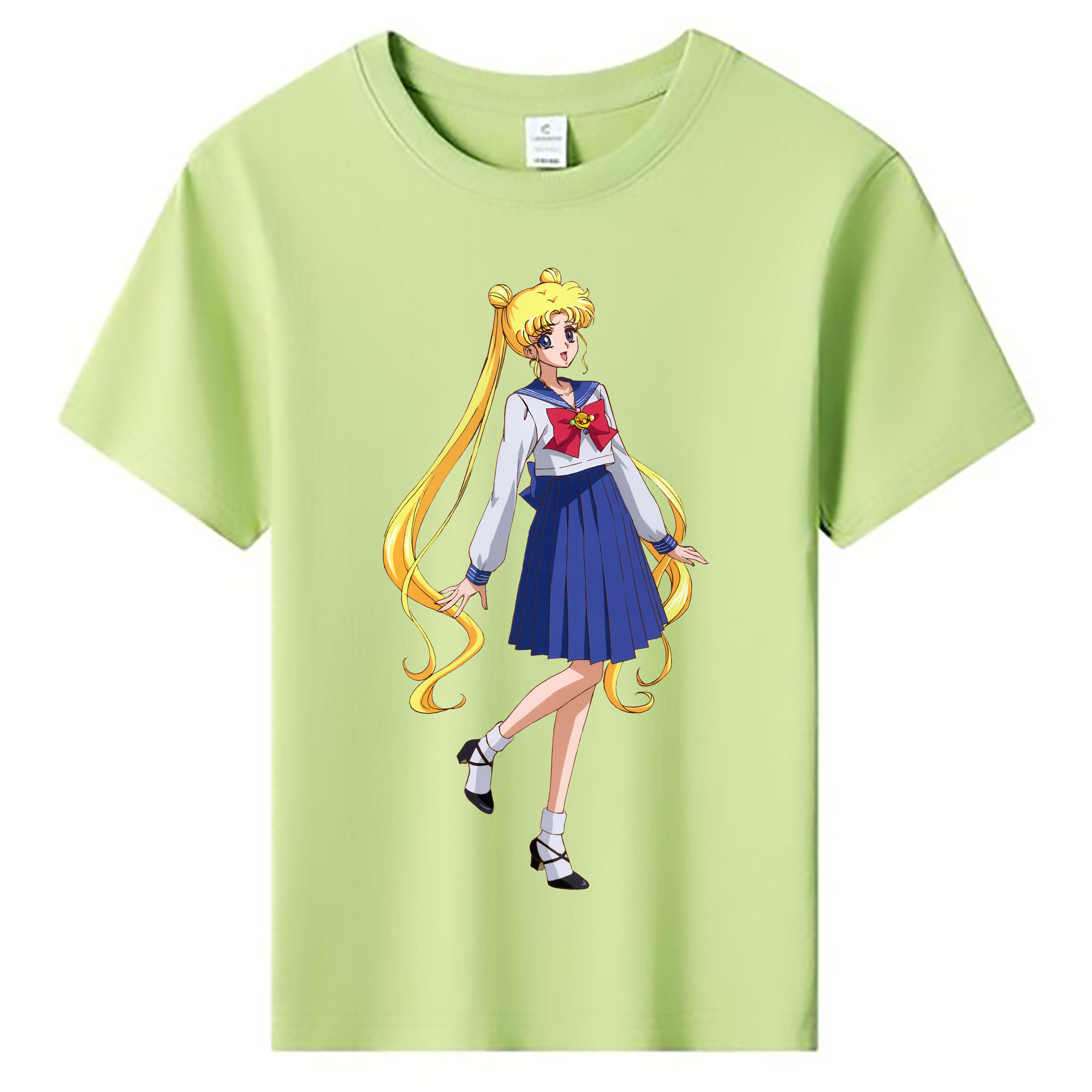（画像用） 美少女戦士セーラームーン 愛野 美奈子 あいの みなこ Sailor Moon Aino Minako 綿100％キッズTシャツ（フロントプリント）